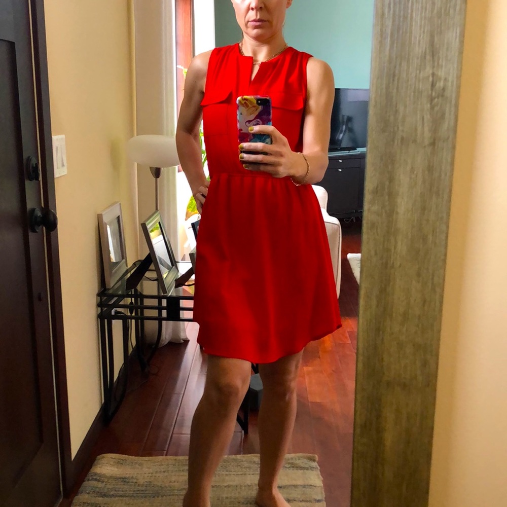 Red Monteau summer dress - size M